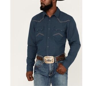 Cody James Men's XL Endurance Solid Stitched Yoke Long Sleeve Snap Western Shirt